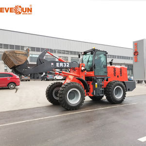<span class=keywords><strong>Wheel</strong></span> <span class=keywords><strong>Loader</strong></span> Everun Farm ER32 <span class=keywords><strong>3200kg</strong></span> Mesin Penggerak Tanah Industri Multifungsi dengan Transmisi - Product Image 1