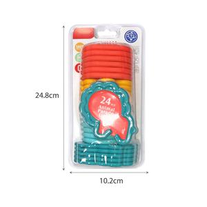 Chaîne métallique en plastique, jouets pour enfant, Animal coloré, joli anneau <span class=keywords><strong>de</strong></span> liaison, pour poussette <span class=keywords><strong>de</strong></span> bébé suspendu - Product Image 3