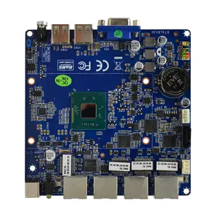 Intel J1900 4 Lan Poorten Industrieel Moederbord 4 Gigabit Etherne Mini Pc Board Fanless Moederbord