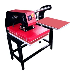 Geniş format 15x15 inç 40x60cm a3 boyutu 40*60 düz pnömatik renk süblimasyon dijital boş tişört baskı ısı basın makinesi