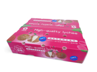 Boîte en plastique ondulé personnalisée pour l'emballage des fruits (myrtilles, cerises, fraises)