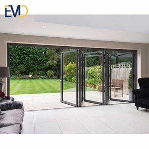 Fabricante de Perfiles de Puertas Plegables de Aluminio Insonorizadas para Balcón, Diseño Moderno para Villas - Product Image 4