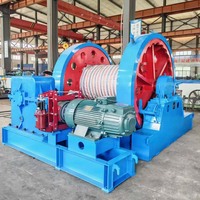 Treuil minier 16T 1500m pour élévateur de pierres en chute et suspension de puits vertical dans une mine d'or souterraine