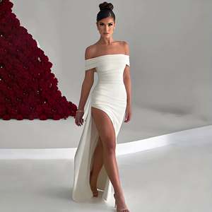 I-0570 Robe d'été en gros pour femmes, grande taille, élégante, jupe longue droite, jupes décontractées pour femmes grandes tailles - Product Image 2