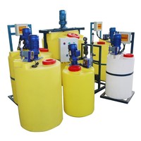 Appareil de dosage automatique PAC/PAM système de dosage régulateur acide-base de dioxyde de chlore équipement de traitement des eaux usées