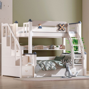 Las camas altas y bajas de madera maciza nórdica se utilizan para niños, literas, dormitorios, escuelas, hospitales, salas de estar y hoteles. - Product Image 3