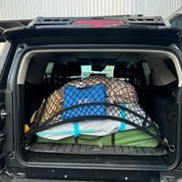 Nouvelle filet de rangement universelle robuste et élastique pour coffre de voiture avec maille en nylon pour accessoires intérieurs de SUV