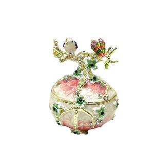 Металлическая шкатулка-сувенир в виде тукана из позолоченной эмали от производителя из Гуандуна для декора дома - Product Image 4