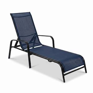 Chaise longue de piscine résistante aux intempéries, en aluminium vert, avec cadre en acier réglable, transat de bronzage pour patio, balcon, piscine - Product Image 1