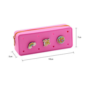 גדול נפח סטודנט diy נייר תיבת אחסון תיק אהבה חדש חור סיליקון עיפרון 5 מחודד כוכב גומי - Product Image 6