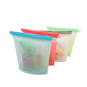 Sacs de conservation alimentaire en silicone de haute qualité, design classique, multifonctionnels, 1000 ml - Product Image 5