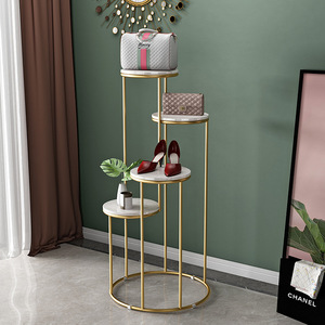 Display <b>Shelves</b> in the Clothing Store showcase windows Shoe and Bag Display Racks Island Cabinets Height-<b>adjustable</b> Workstations - Product Image 5