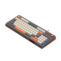 K12-Clavier de joueur filaire RGB 98 touches, design à membrane ergonomique USB, clavier numérique de bureau en plastique pour ordinateur portable, nouveau