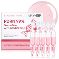 ATOANY Private Label Sérum Ampoule Intensif ADN de Saumon PDRN 99% Haute Pureté Hydratant Anti-Âge pour le Visage et les Soins de la Peau