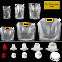 Bolsa Doypack Personalizada con Impresión en Huecograbado, Reciclable, con Boquilla para Líquidos Congelados, para Bebidas