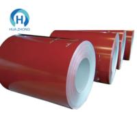Bobine d'acier peint de calibre 26, PPGI, prélaqué, pour tuiles de toit, panneaux muraux, industrie de la construction
