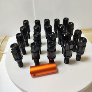 Boulons à capuchon plat coniques noirs universels M14x1.5 de haute qualité pour Benz <span class=keywords><strong>BMW</strong></span> Porsche Audi VW pièces de <span class=keywords><strong>boulon</strong></span> de voiture modifiées à l'état neuf - Product Image 4