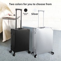 2025 nouveau 24 pouces en aluminium en alliage de magnésium Trolley Case lumière Bluetooth étanche étui cosmétique pour coiffure maquilleur