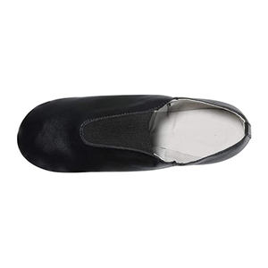 Scarpa da Jazz in <span class=keywords><strong>Pelle</strong></span> Slip-on Disponibile in Magazzino EU e USA, Scarpe da Ballo con Bordo Superiore Elastico per Bambine e Bambini (Primi Passi/Bambino/Ragazzo) - Product Image 4