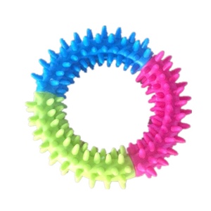 Juguete Masticable con Anillo de Espinas, Juguete Duradero para Perros para Masticar y Cuidar la Salud Dental, Juguete para Cachorros KB-010 - Product Image 4