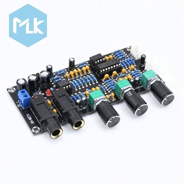 MLK Sound PT2399 Digital Reverb Plate Dual Power a Amplifier Speaker Microphone Preamp Circuit Microphone Preamplifier