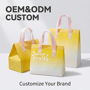 Bolsa Térmica Personalizada para Llevar Comida, Bolsa de Transporte Aislada para Comida para Llevar, Bolsa Térmica para Entrega de Alimentos y <span class=keywords><strong>Compras</strong></span> - Product Image 1