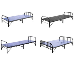 Werksverkauf Stahl möbel Starker Rahmen Optionale Größe Faltbares Metall bett Metallrahmen bett Einzel bett rahmen Metall - Product Image 2