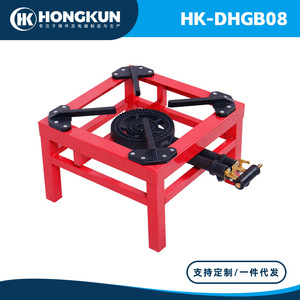 Réchaud à gaz en fonte Hongkun 360 mm x 360 mm à double tuyau haute puissance pour pique-nique familial et grillades - Product Image 4