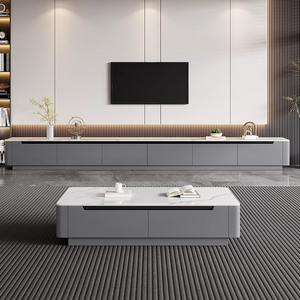 <span class=keywords><strong>Meuble</strong></span> <span class=keywords><strong>TV</strong></span> contemporain - Couleur <span class=keywords><strong>gris</strong></span> et blanc, parfait pour les petits appartements - Product Image 2