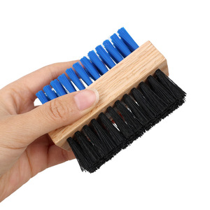 Solid Wood <b>Shoe</b> <b>Brush</b> Double Sided Nylon Bristles For Cleaning And Dust Removal - Product Image 4