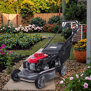 DIY Industrial Four-stroke Single <strong>Cylinder</strong> High-power Gasoline <strong>Lawn</strong> <strong>Mower</strong> 140cc Engine 41 cm Cutting Width 7-level Adjustment - Product Image 2