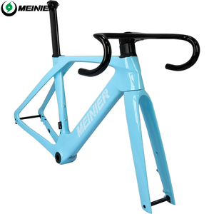 Cuadro de bicicleta de carretera de carbono 700C, freno de disco de montaje plano, cuadro de bicicleta de carretera <span class=keywords><strong>Aero</strong></span> con manillar completamente oculto, conjunto de cuadro de bicicleta de carretera - Product Image 3