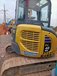 Used Komatsu PC40MR <b>Mini</b> Excavator 4 Ton CE EPA Certified with Engine Gearbox Pump & <b>Motor</b>-Japan Original - Product Image 2