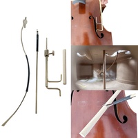 Accessoires d'outils de violon 4/4 3/4 colonne haut-parleur outil de montage de pilier de violon accessoires de violon réparation kit d'outils de luthier ensemble