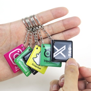ราคาโรงงาน YTS รับผลิตตามสั่ง พวงกุญแจชิป NFC RFID กันน้ำ บัตรอีพ็อกซี่ทรงกลมสำหรับควบคุมการเข้าออก - Product Image 3