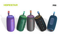 Enceinte portable Bluetooth Hopestar P90 70W avec lumière rythmique RGB, basses profondes et radiateur passif pour fêtes et camping