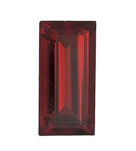 " 1.5X3mm Baguette Cut Natural Mozambique Red Garnet " Wholesale Factory Price High Quality Faceted Loose Gemstone Per Piece - Product Image 5
