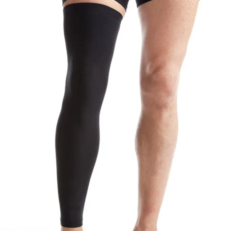 Sports Full Leg Sleeve Length Thigh Calf Long Knee Sleeve for Men and Women