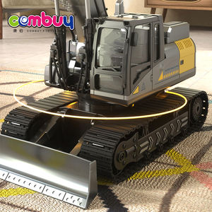 Camión excavadora RC modelo de aleación fundida 15 canales juguetes de metal bulldozer de control remoto - Product Image 3