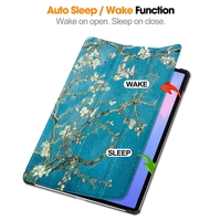 Motif d'impression Flip PU Support En Cuir Antichoc Cas Tablette Couverture pour Samsung Galaxy Tab S10 FE Plus 13.1 Pouces S9FE Cas