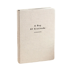 Diario de Gratitud Minimalista, Cuaderno de Reflexión Diaria A5, Cubierta de Tela de Lino, Encuadernado Cosido con Hilo, Regalo - Product Image 4