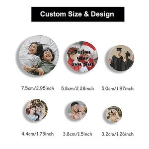 Yy767 Custom Logo Factory Wholesale Round Shape <b>Button</b> <b>Badge</b> With Safety Pin Promotional Gift - Product Image 2
