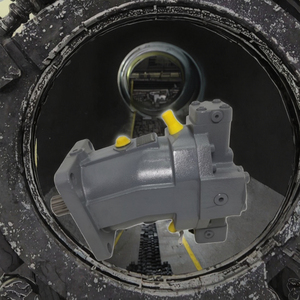 Motores Hidráulicos de Pistón de la Serie A6VM, A6VM107, A6VM55, A6VM80, A6VM28HD1/63W-VZB020B, 10 Nm de Torque, 1000 RPM, Eje de 10 mm, 100 - Product Image 4