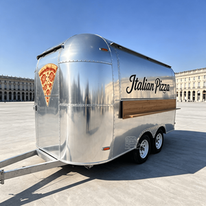 Mobile Food Trailer Snack Cart Food Truck Carts Coffee Cart Food Concession Trailer Fully Equipped Kitchen Cabinets - Product Image 5