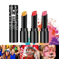 Rouge à lèvres mat noir intense, vert olive vampire, maquillage d'Halloween pour le visage et le corps, vente en gros