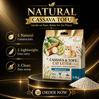 Litière pour chat en cassava et tofu biodégradable, écologique, à agglomération rapide, échantillons gratuits, remises en gros, usine ODM