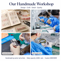 Ensemble de faux ongles 3D en ABS, 30 pièces, à presser avec colle, motif marbre style français, personnalisation de la marque, emballage, vente en gros, OEM, ODM