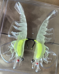 Bộ 2 Mồi câu giả dạng tôm mềm 12g 11cm, 5 màu phát sáng, mồi tôm giả bằng nhựa mềm - Product Image 4