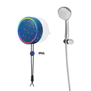 Ngoài trời RGB không thấm nước chống sốc đi xe đạp thiết bị âm thanh di động không dây <span class=keywords><strong>Mini</strong></span> <span class=keywords><strong>Bluetooth</strong></span> <span class=keywords><strong>Speaker</strong></span> với dây đeo Silicone hút cup - Product Image 5