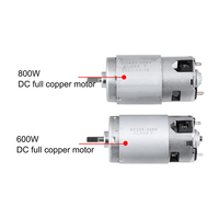 Mixeur plongeant électrique haute puissance avec lumière LED bleue 800W et gobelet de 600ml
